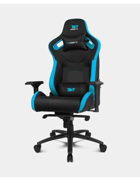 DRIFT DR600BL silla para videojuegos Butaca para jugar Asiento acolchado Negro, Azul DRIFT DR600BL silla para videojuegos Butaca para jugar Asiento acolchado Negro, Azul