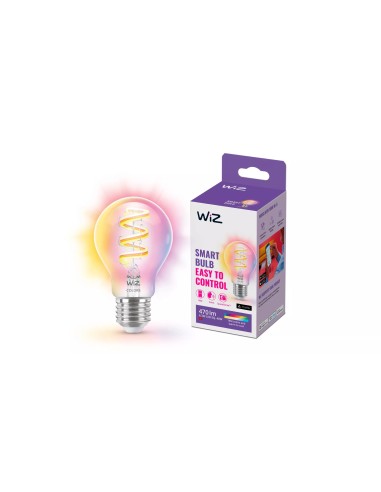 WiZ Bombilla con filamento transparente 40 W A60 E27