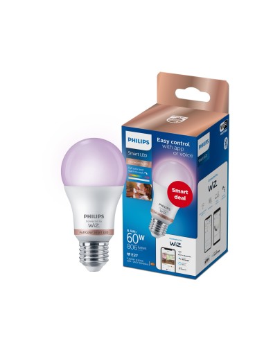 Amazon 929003601062 iluminación inteligente Bombilla inteligente Wi-Fi Bluetooth 8,5 W