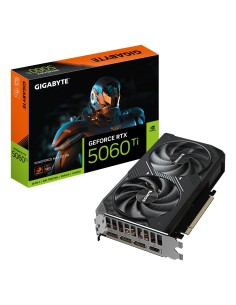GIGABYTE GeForce RTX 5060 Ti WINDFORCE MAX OC 8G Tarjeta Gráfica – 8 GB GDDR7, 128 bits, PCI-E 5.0, 2587 MHz Frecuencia del