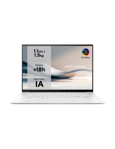 ASUS Zenbook S 16 OLED UM5606WA-RK370W Copilot+ PC - Ordenador Portátil 16" WQXGA+ 120Hz (AMD Ryzen AI 9 370, 32GB RAM, 2TB 2