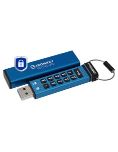 Kingston Technology IronKey Keypad 200 de 256 GB, FIPS 140-3 nivel 3 (pendiente) cifrado AES-256 2