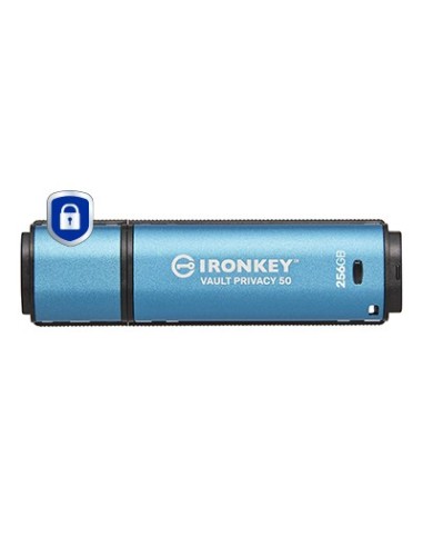 Kingston Technology IronKey 256GB Vault Privacy 50 cifrado AES-256, FIPS 197