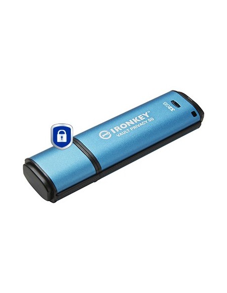 Kingston Technology IronKey 32GB Vault Privacy 50 cifrado AES-256, FIPS 197 Kingston Technology IronKey 32GB Vault Privacy 50 cifrado AES-256, FIPS 197