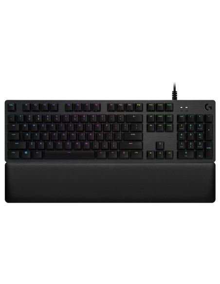 Logitech G 920-009323 teclado Juego USB QWERTY Español Carbono