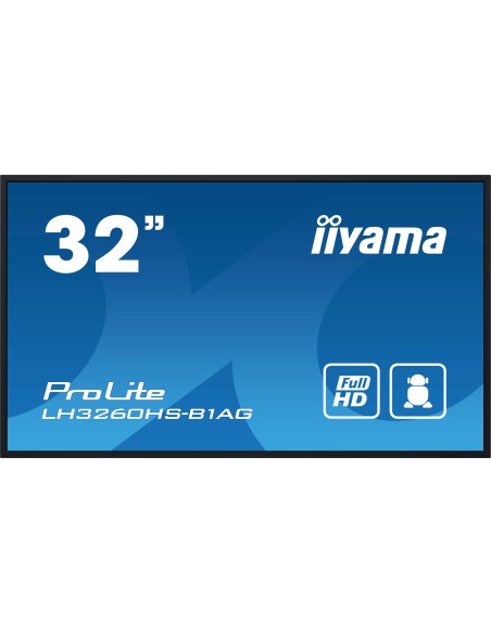 iiyama LH3260HS-B1AG pantalla de señalización Pizarra de caballete digital 80 cm (31.5") LED Wifi 500 cd   m² Full HD Negro iiyama LH3260HS-B1AG pantalla de señalización Pizarra de caballete digital 80 cm (31.5") LED Wifi 500 cd   m² Full HD Negro