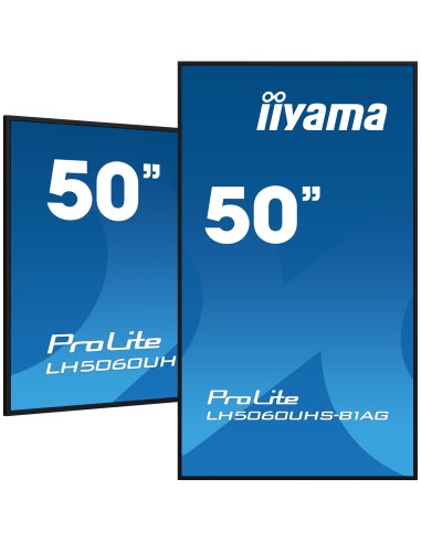iiyama LH5060UHS-B1AG pantalla de señalización Pizarra de caballete digital 125,7 cm (49.5") LED Wifi 500 cd   m² 4K Ultra HD