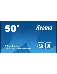 iiyama LH5060UHS-B1AG pantalla de señalización Pizarra de caballete digital 125,7 cm (49.5") LED Wifi 500 cd   m² 4K Ultra HD 2