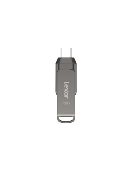 Lexar JumpDrive LJDD400032G-BNQNG unidad flash USB 32 GB USB Tipo C 3.2 Gen 1 (3.1 Gen 1) Gris