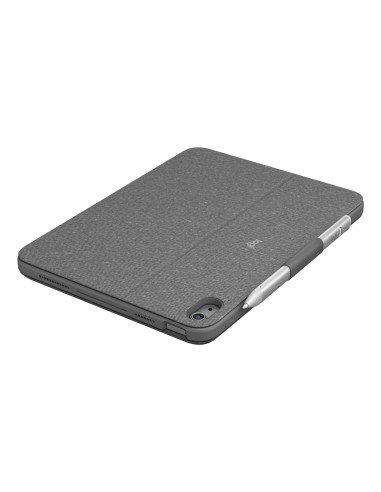 Logitech 920-011436 teclado para móvil AZERTY Francés Smart Connector Gris