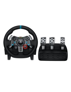 Logitech G 941-000112 mando y volante Negro USB Volante + Pedales Analógico PC, PlayStation 4, PlayStation 5, Playstation 3