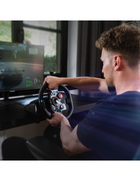 Logitech G 941-000112 mando y volante Negro USB Volante + Pedales Analógico PC, PlayStation 4, PlayStation 5, Playstation 3
