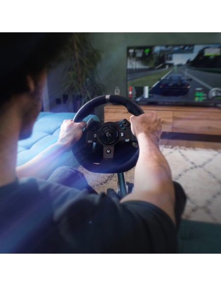 Logitech G 941-000123 mando y volante Negro USB Volante + Pedales Analógico Digital PC, Xbox One, Xbox Series S, Xbox Series X