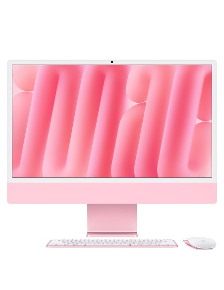 Apple iMac Apple M M4 59,7 cm (23.5") 4480 x 2520 Pixeles PC todo en uno 24 GB 512 GB SSD macOS Sequoia Wi-Fi 6E (802.11ax) Rosa