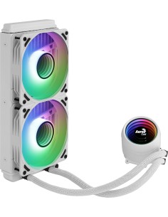 Aerocool MIRAGEL240W Refrigeración Líquida CPU 2xVentilador 12cm ARGB TDP 400W Blanco 2