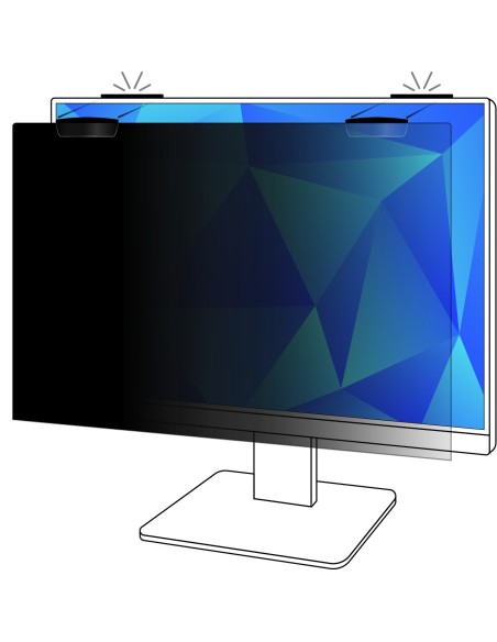 3M Filtro privacidad 24 pulg monitor full screen con sujeción magnética COMPLY™, 16 10, PF240W1EM