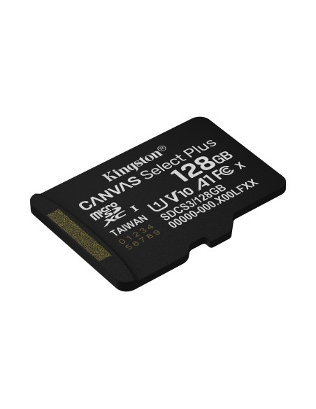 Kingston Technology 128GB microSDXC Canvas Select Plus Gen3 150MB s A1 (Incluye adaptador de SD) Kingston Technology 128GB microSDXC Canvas Select Plus Gen3 150MB s A1 (Incluye adaptador de SD)