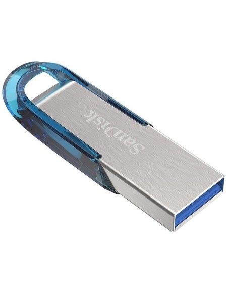 SanDisk Ultra Flair unidad flash USB 128 GB USB tipo A 3.2 Gen 1 (3.1 Gen 1) Azul, Plata SanDisk Ultra Flair unidad flash USB 128 GB USB tipo A 3.2 Gen 1 (3.1 Gen 1) Azul, Plata