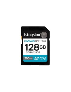 Kingston Technology Canvas Go! Plus 128GB SDXC Canvas Go Plus Gen4 200MB s C10 UHS-I U3 V30