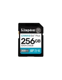 Kingston Technology Canvas Go! Plus 256GB SDXC Canvas Go Plus Gen4 200MB s C10 UHS-I U3 V30