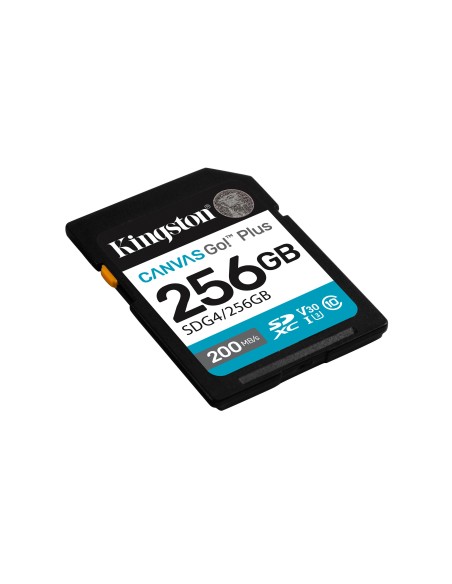 Kingston Technology Canvas Go! Plus 256GB SDXC Canvas Go Plus Gen4 200MB s C10 UHS-I U3 V30 Kingston Technology Canvas Go! Plus 256GB SDXC Canvas Go Plus Gen4 200MB s C10 UHS-I U3 V30