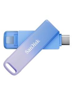 SanDisk Creator Phone Drive unidad flash USB 256 GB USB Type-C   Lightning 3.2 Gen 1 (3.1 Gen 1) Azul, Lila