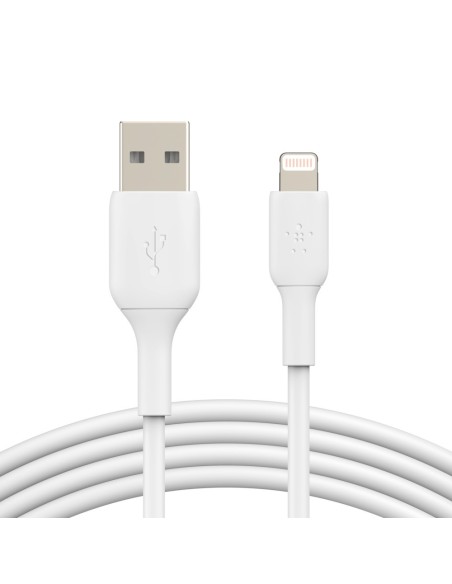 Belkin CAA001BT1MWH2PK cable de conector Lightning 1 m Blanco