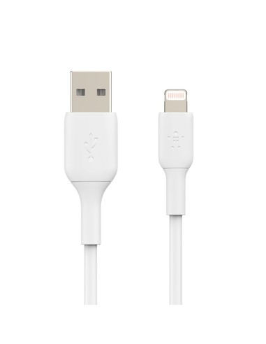 Belkin CAA001BT1MWH2PK cable de conector Lightning 1 m Blanco