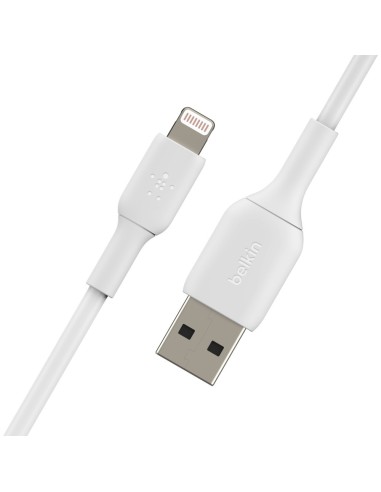 Belkin CAA001BT1MWH2PK cable de conector Lightning 1 m Blanco