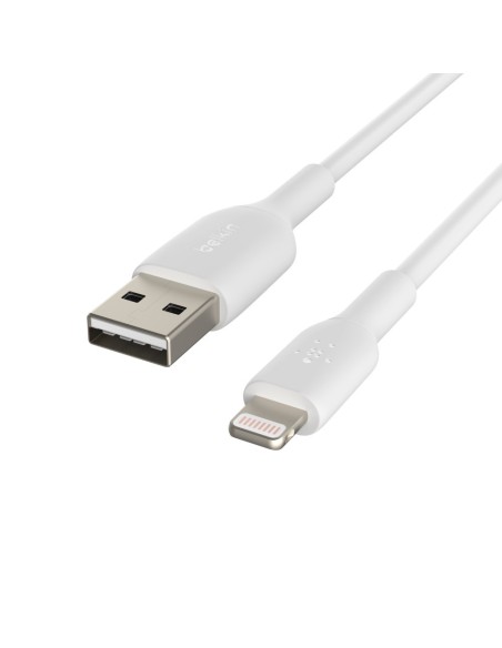 Belkin CAA001BT1MWH2PK cable de conector Lightning 1 m Blanco