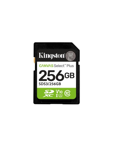 Kingston Technology 256 GB SDXC Canvas Select Plus Gen3 150 MB s C10 UHS-I U1 V10 Kingston Technology 256 GB SDXC Canvas Select Plus Gen3 150 MB s C10 UHS-I U1 V10