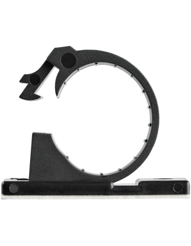 StarTech.com 100 Clips de Gestión de Cableado Adhesivos - Negro - Organizador de Cableado para Escritorios Oficinas - Mordaza