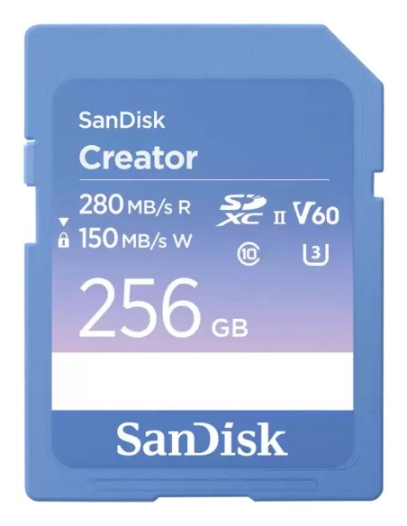 SanDisk Creator 256 GB SDXC UHS-II Clase 10 SanDisk Creator 256 GB SDXC UHS-II Clase 10