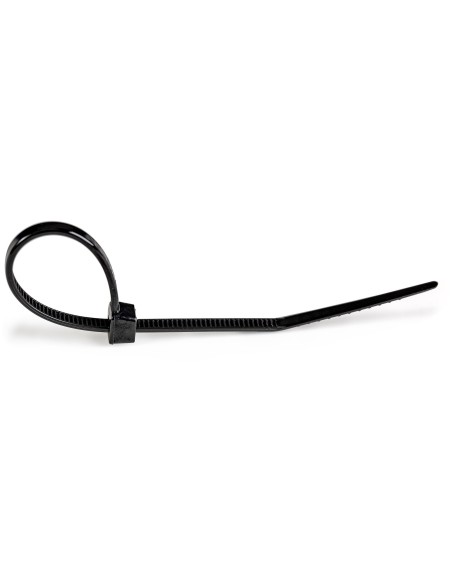 StarTech.com Bridas de 15cm para cables - 3 mm de ancho, 39 mm de diámetro, soportan 18 kg de tensión, de nylon, cierre