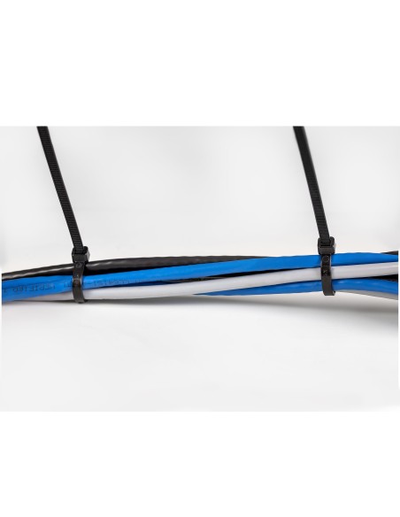 StarTech.com Bridas de 20cm para cables - 4 mm de ancho, 55 mm de diámetro, soportan 22 kg de tensión, de nylon, cierre