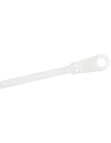 StarTech.com Bridas sujetacables de 20cm con perforación de montaje - 4 mm de ancho, para grupo de cables de 52 mm, soportan 22