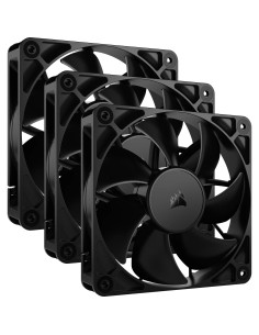 Corsair RS120 Carcasa del ordenador Ventilador 12 cm Negro 3 pieza(s)