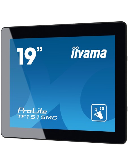 iiyama TF1515MC-B2 pantalla de señalización 38,1 cm (15") LED 350 cd   m² XGA Negro Pantalla táctil iiyama TF1515MC-B2 pantalla de señalización 38,1 cm (15") LED 350 cd   m² XGA Negro Pantalla táctil
