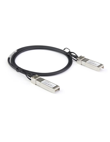 StarTech.com Cable de 1m Twinax SFP+ a SFP+ con Conexión Directa 10GbE- Compatible con DAC-SFP-10G-1M de Dell EMC - Cobre - DAC