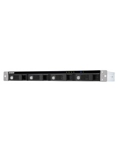 QNAP TR-004U caja para disco duro externo Carcasa de disco duro SSD Negro, Gris 2.5 3.5"