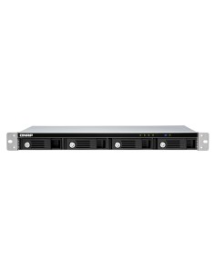 QNAP TR-004U caja para disco duro externo Carcasa de disco duro SSD Negro, Gris 2.5 3.5" 2