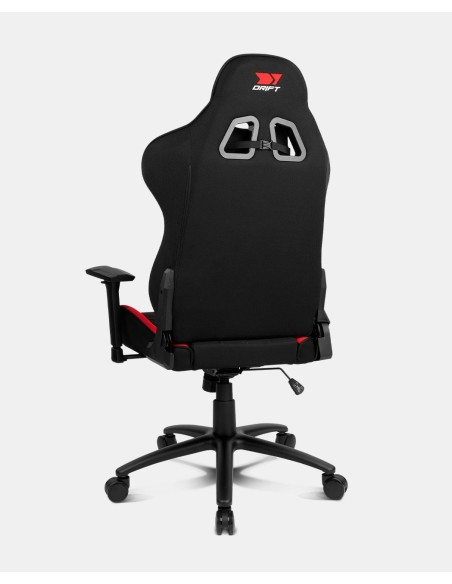 DRIFT DR110BR silla para videojuegos Butaca para jugar Asiento acolchado Negro, Rojo