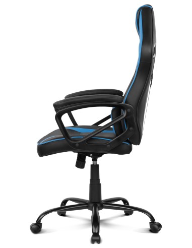 DRIFT DR50 Silla para videojuegos de PC Asiento acolchado tapizado Negro, Azul