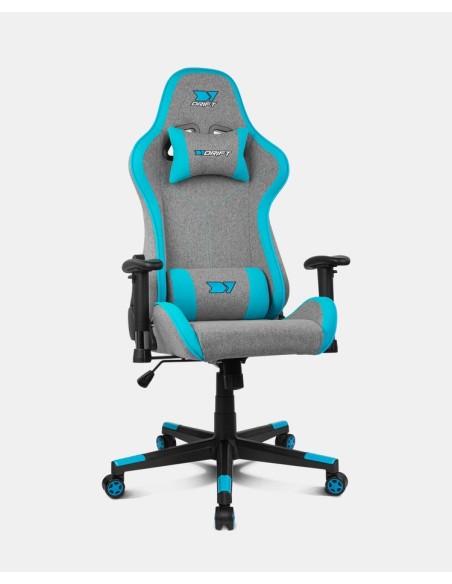 DRIFT DR90 PRO Silla para videojuegos de PC Asiento acolchado Azul, Gris