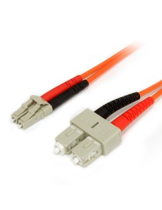 StarTech.com Cable de 3m Patch de Fibra Óptica Dúplex Multimodo 62,5 125 LC a SC