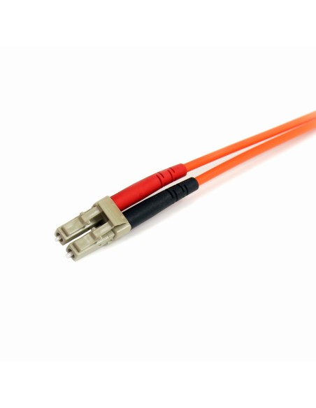 StarTech.com Cable Adaptador de Red de 2m Multimodo Dúplex Fibra Óptica LC-ST 62,5 125 - Patch Duplex