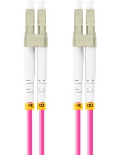 Lanberg FO-LULU-MD41-0005-VT Cable de fibra óptica e InfiniBand 0,5 m LC LC UPC Violeta