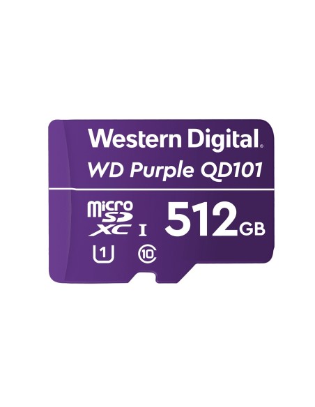 Western Digital WD Purple SC QD101 512 GB MicroSDXC Clase 10 Western Digital WD Purple SC QD101 512 GB MicroSDXC Clase 10