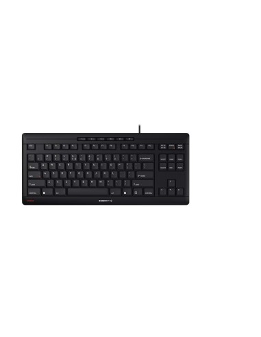 CHERRY STREAM KEYBOARD TKL teclado Universal USB QWERTY Inglés Negro