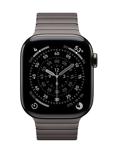 Apple MXMD3ZM A Accesorios para dispositivos vestibles inteligentes Grupo de rock Gris Acero inoxidable